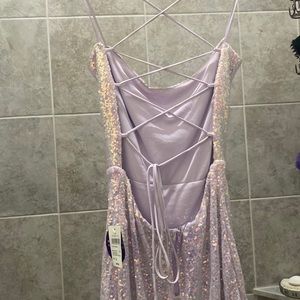 Lavender long dress